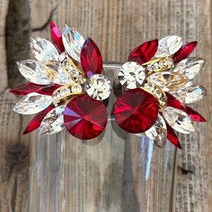 Spectacular Vintage Clip On Earrings!
